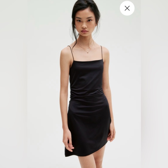 H&M Sleek Black Mini Dress - Picture 2 of 9